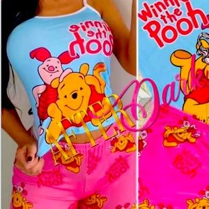 Cute Winnie pooh  set very comfortable
